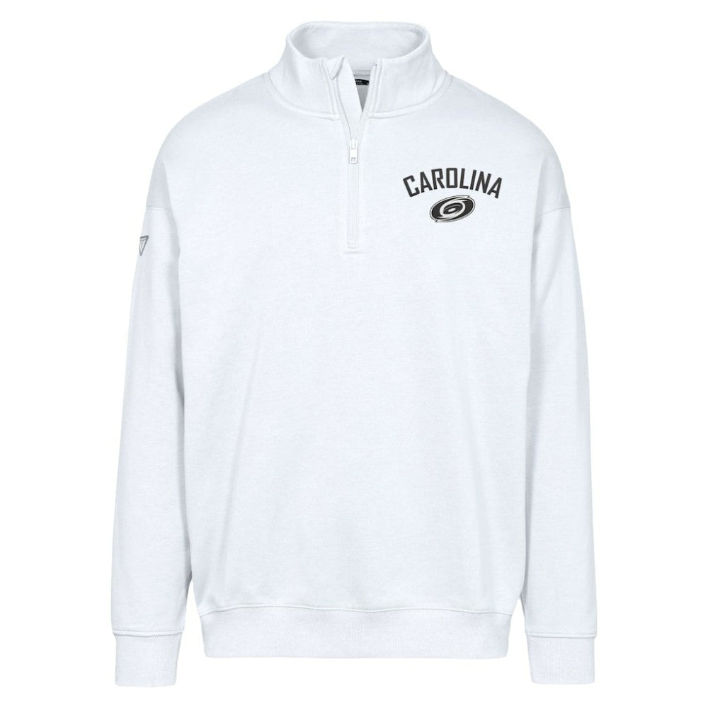 Carolina Hurricanes Levelwear Murray City Capsule Quarter-Zip Sweatshirt - White Sweatshirts