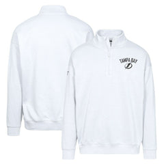 Tampa Bay Lightning Levelwear Murray City Capsule Quarter-Zip Sweatshirt - White Sweatshirts