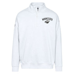 Minnesota Wild Levelwear Murray City Capsule Quarter-Zip Sweatshirt - White Sweatshirts