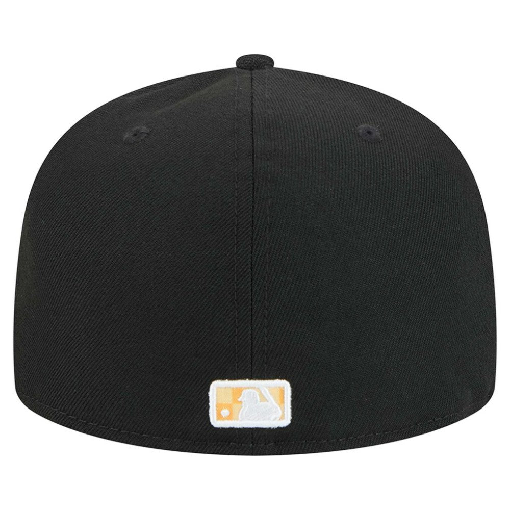 Pittsburgh Pirates Checkered Undervisor 59FIFTY Fitted Hat Black
