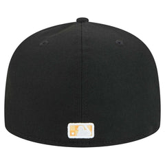 Pittsburgh Pirates Checkered Undervisor 59FIFTY Fitted Hat Black