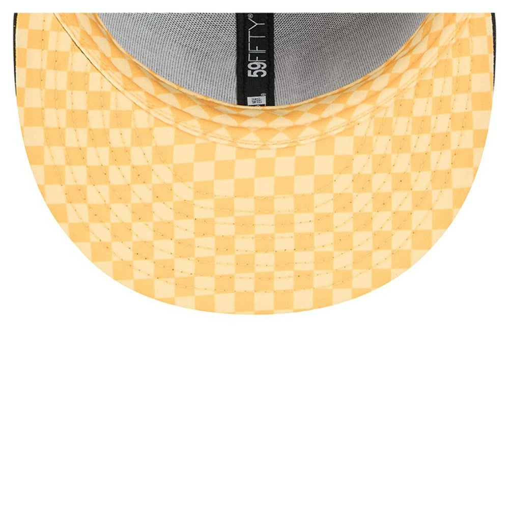 Pittsburgh Pirates Checkered Undervisor 59FIFTY Fitted Hat Black