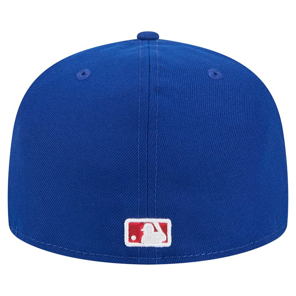 Chicago Cubs Checkered Undervisor 59FIFTY Fitted Hat Royal