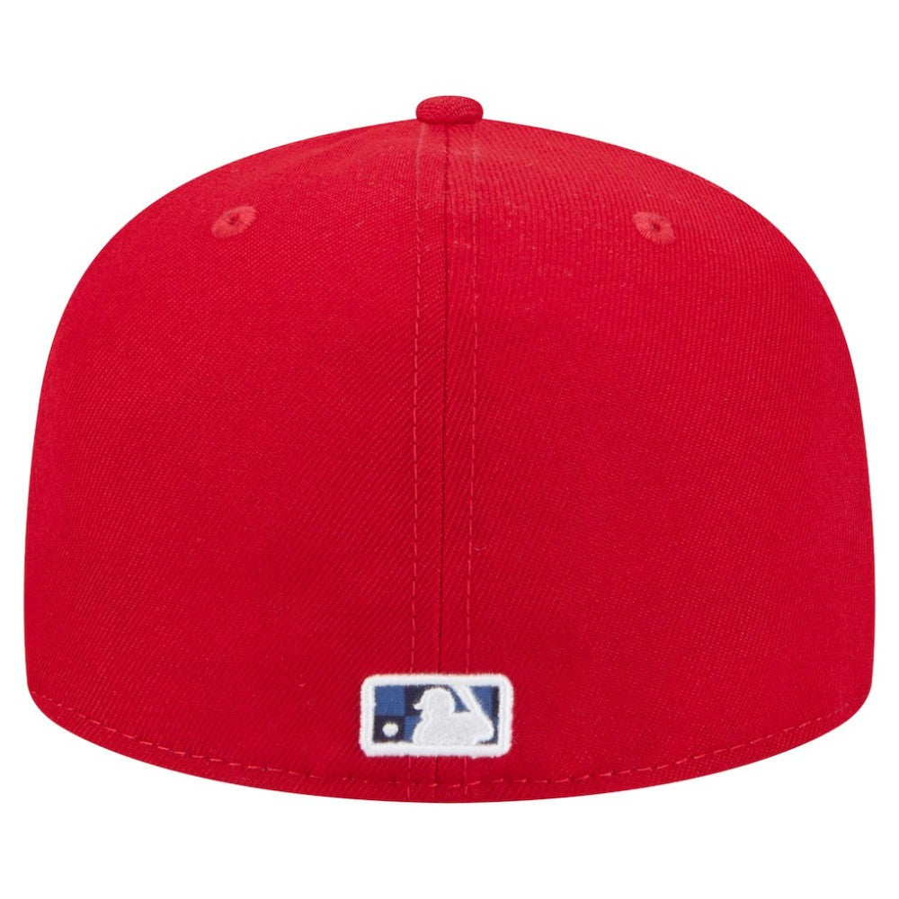 Washington Nationals Checkered Undervisor 59FIFTY Fitted Hat Red