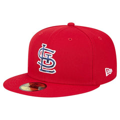 St. Louis Cardinals Checkered Undervisor 59FIFTY Fitted Hat Red