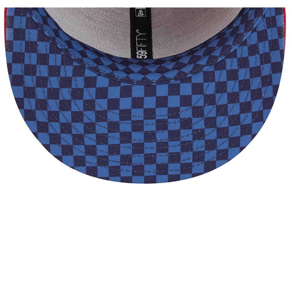 St. Louis Cardinals Checkered Undervisor 59FIFTY Fitted Hat Red