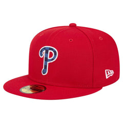 Philadelphia Phillies Checkered Undervisor 59FIFTY Fitted Hat Red