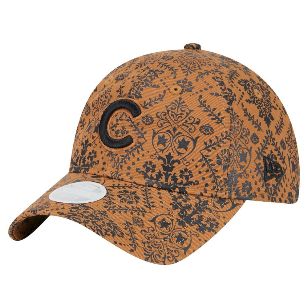 Chicago Cubs Women's Vintage Deco 9TWENTY Adjustable Hat Brown