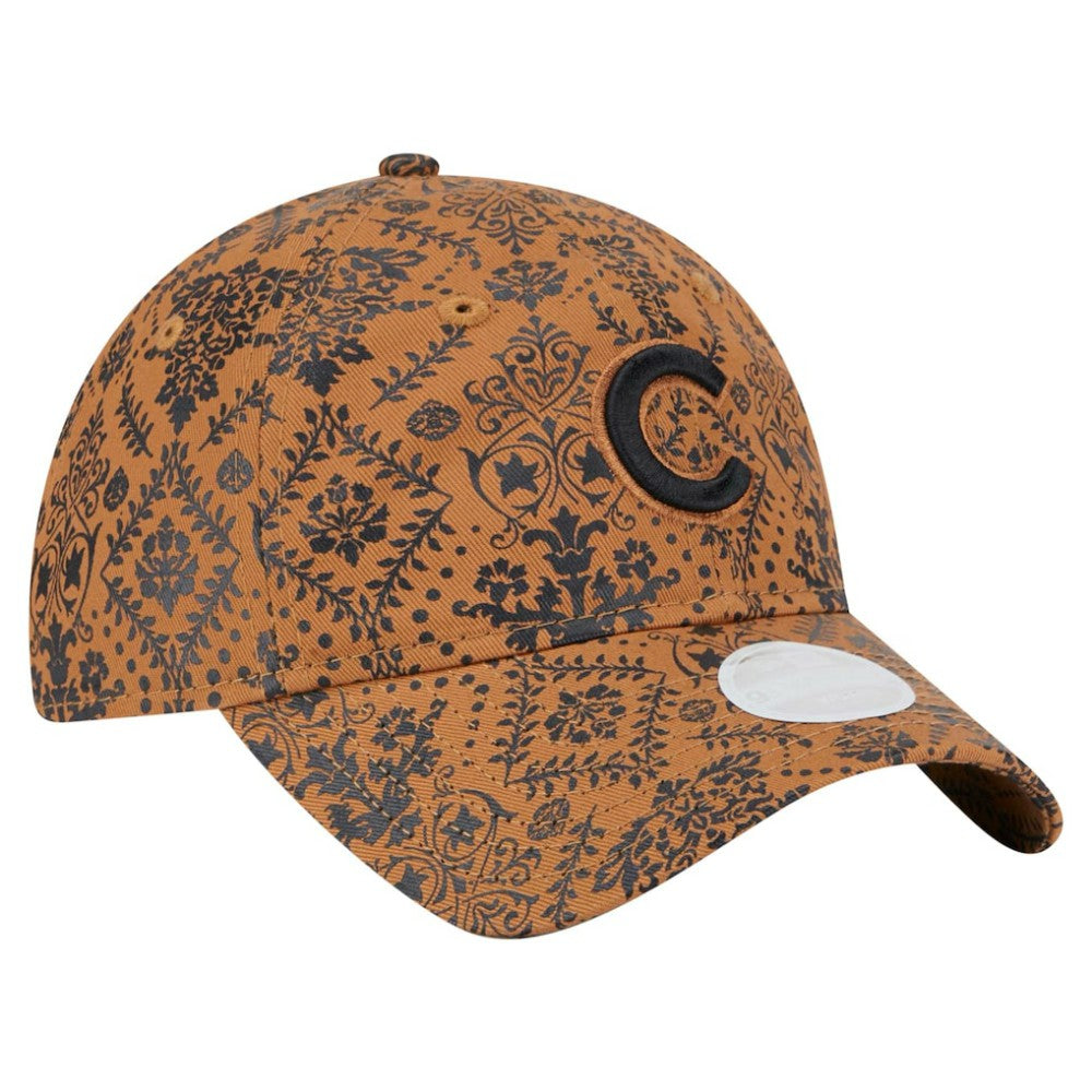 Chicago Cubs Women's Vintage Deco 9TWENTY Adjustable Hat Brown