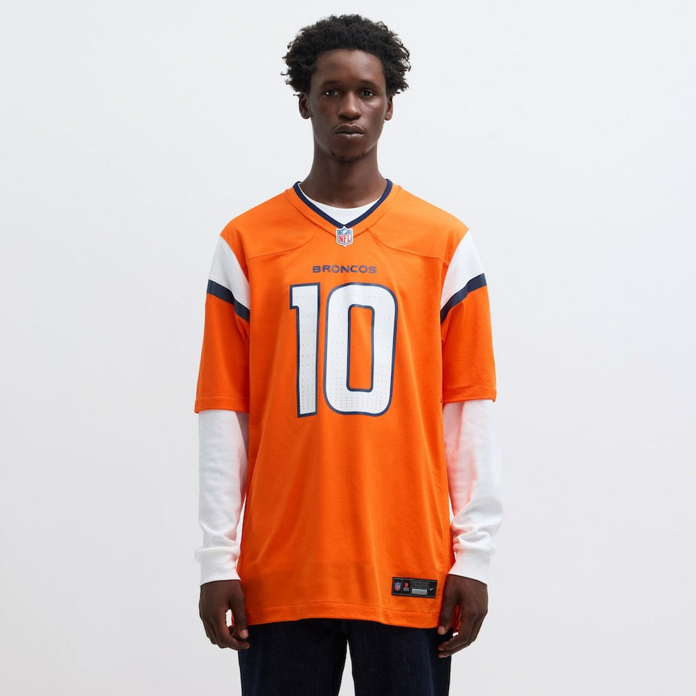 Bo Nix Denver Broncos Player Game Jersey - Orange on sale