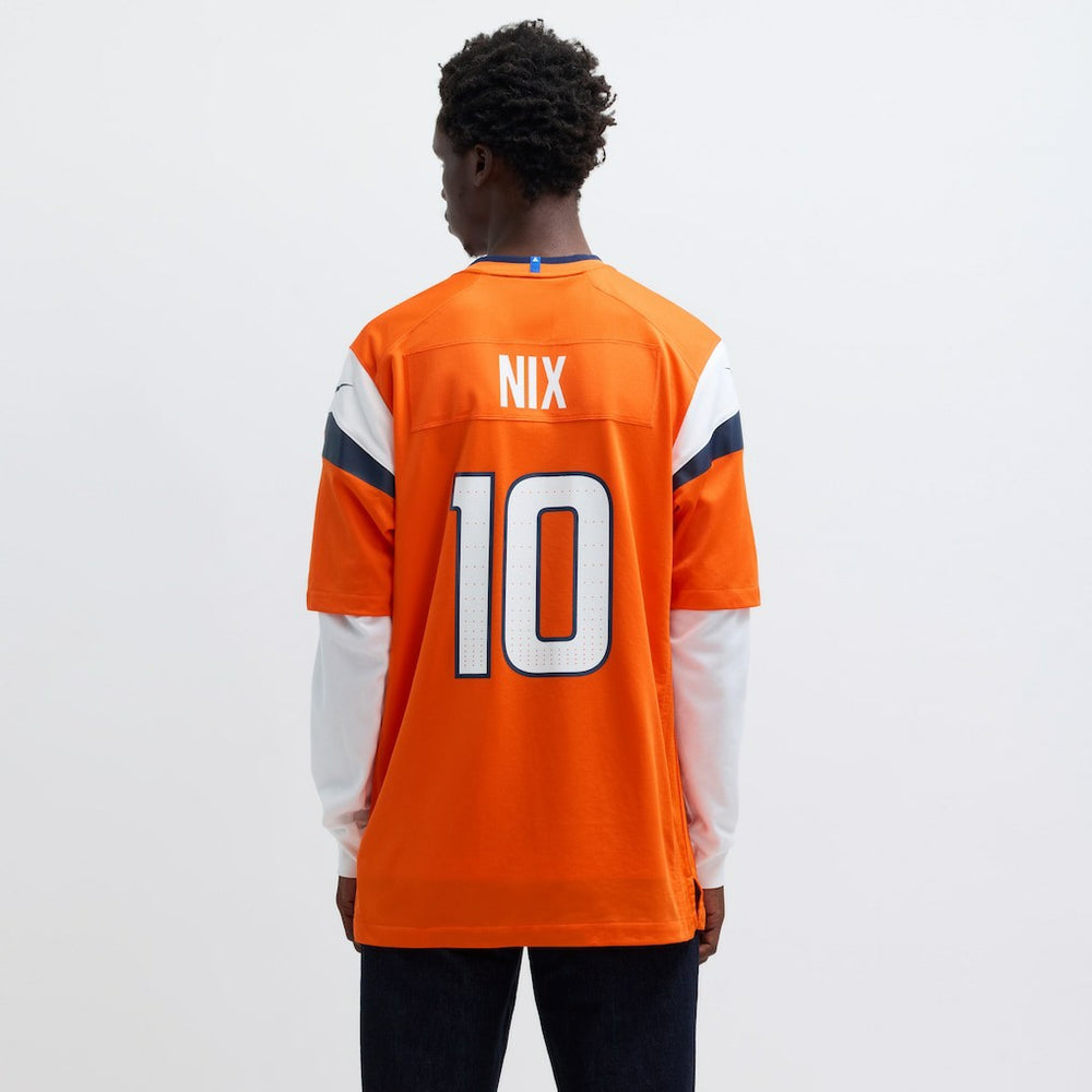 Bo Nix Denver Broncos Player Game Jersey - Orange on sale