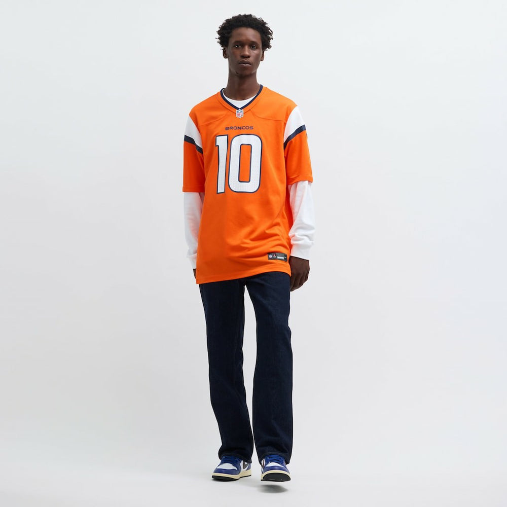 Bo Nix Denver Broncos Player Game Jersey - Orange on sale