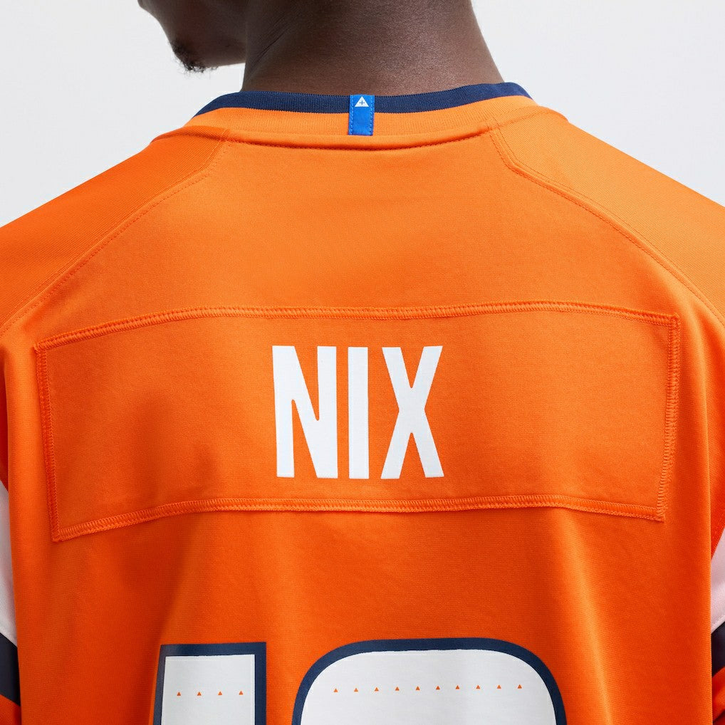 Bo Nix Denver Broncos Player Game Jersey - Orange on sale