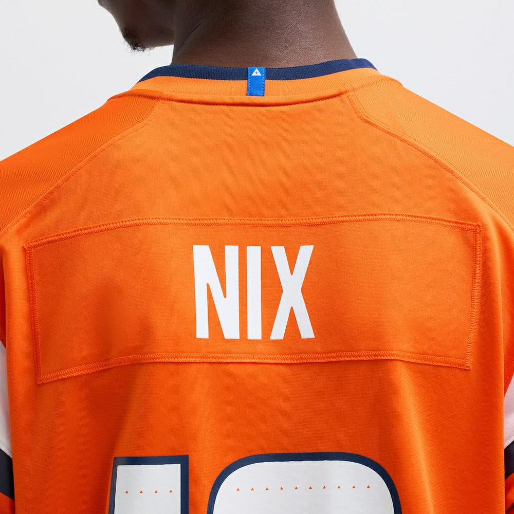 Bo Nix Denver Broncos Player Game Jersey - Orange on sale
