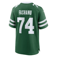 Olu Fashanu New York Jets Player Game Jersey - Gotham Green discount