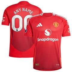 Manchester United 2024/25 Home Custom Jersey - Red sale