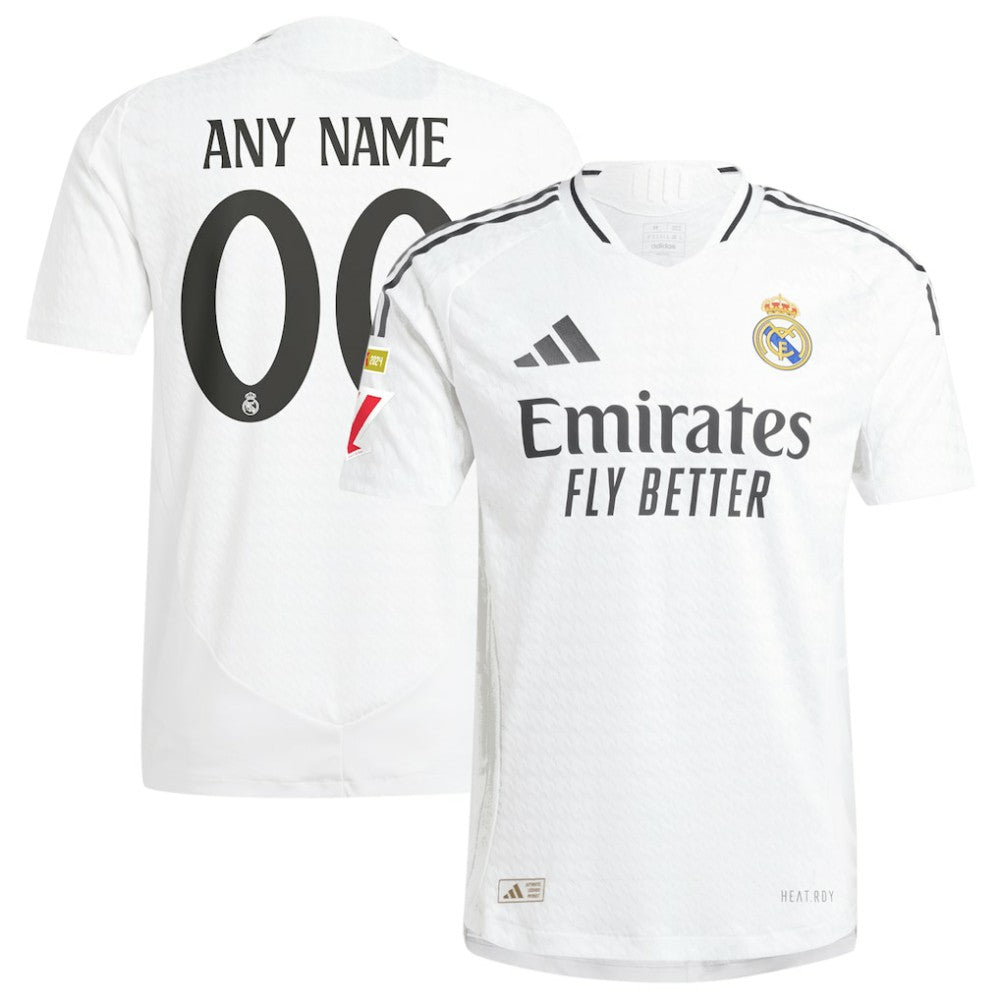 Real Madrid 2024/25 Home Custom Jersey - White for sale