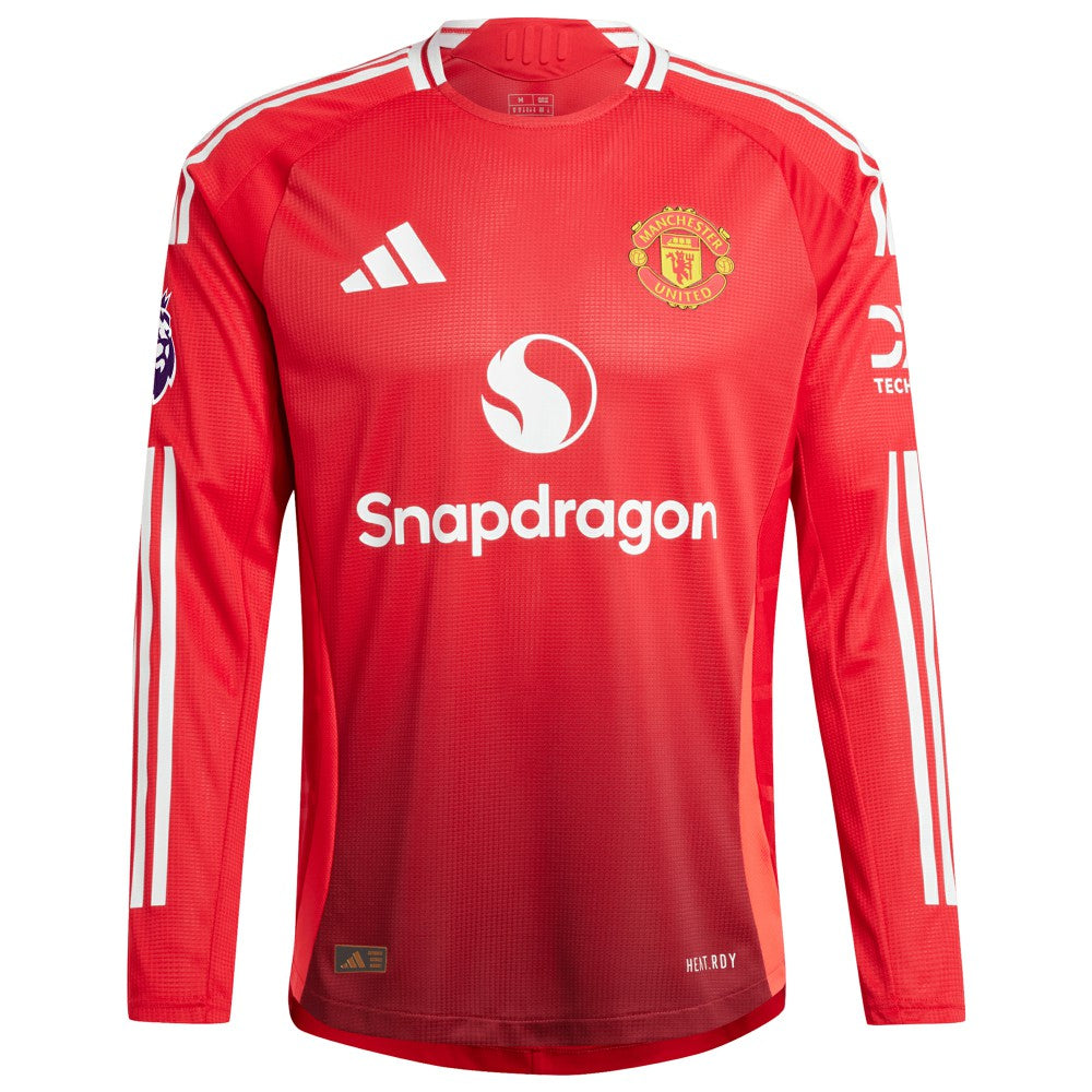 Manchester United 2024/25 Home Custom Long Sleeve Jersey - Red online