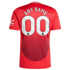 Manchester United 2024/25 Home Replica Custom Jersey - Red outlet