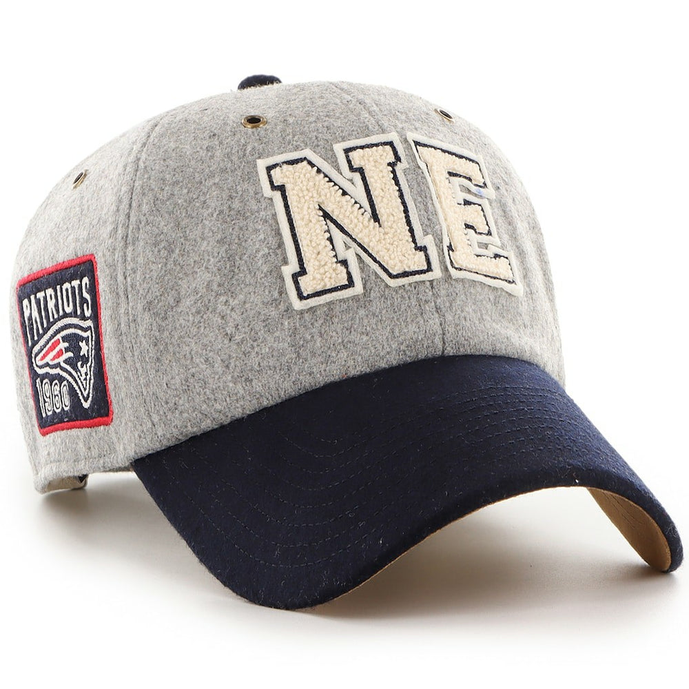 New England Patriots Stoney Clover Lane x '47 Unisex Block Clean Up Adjustable Hat - Gray/Navy outlet