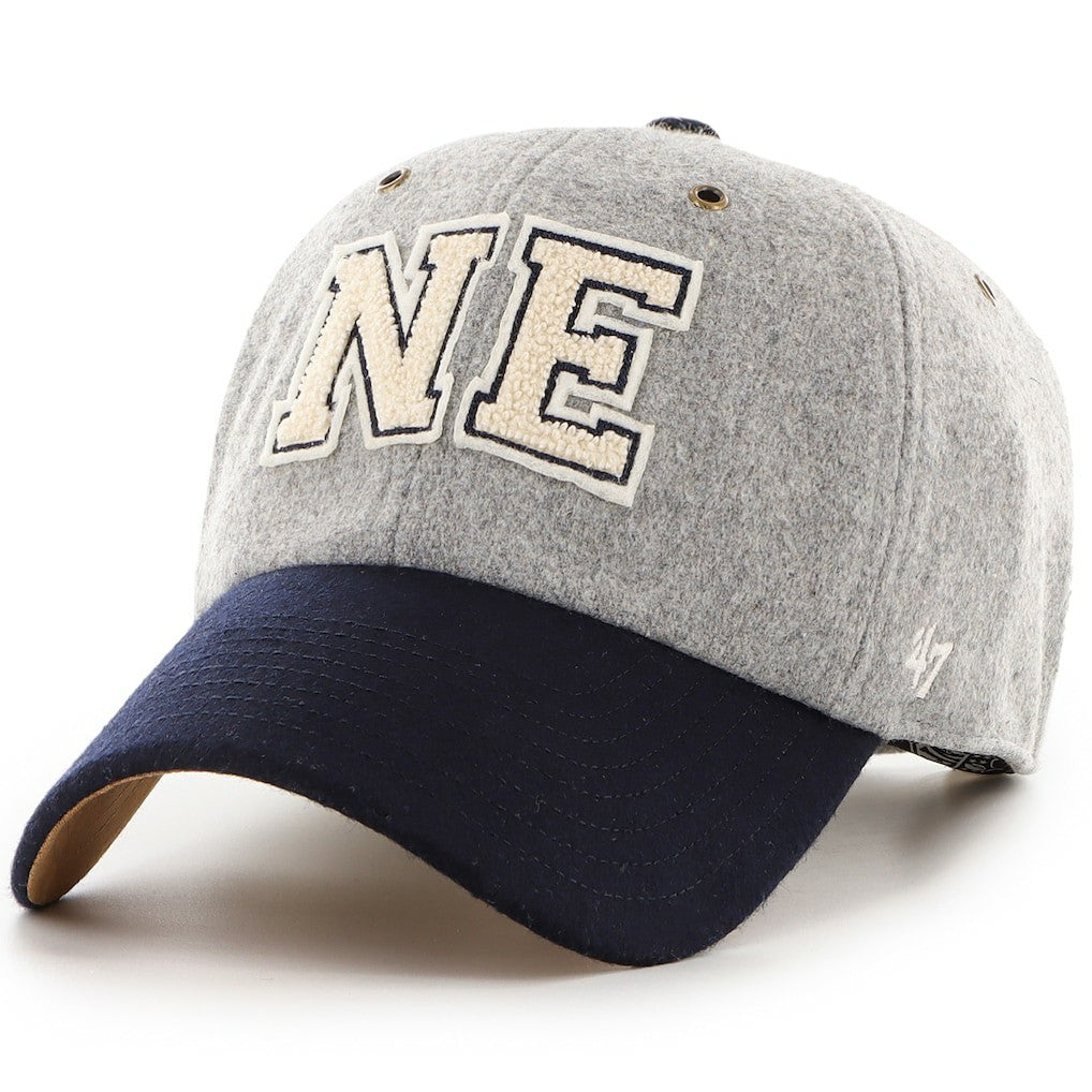 New England Patriots Stoney Clover Lane x '47 Unisex Block Clean Up Adjustable Hat - Gray/Navy outlet