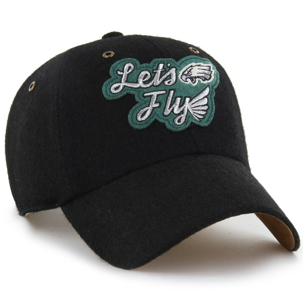 Philadelphia Eagles Stoney Clover Lane x '47 Unisex Field Goal Clean Up Adjustable Hat - Black cheap