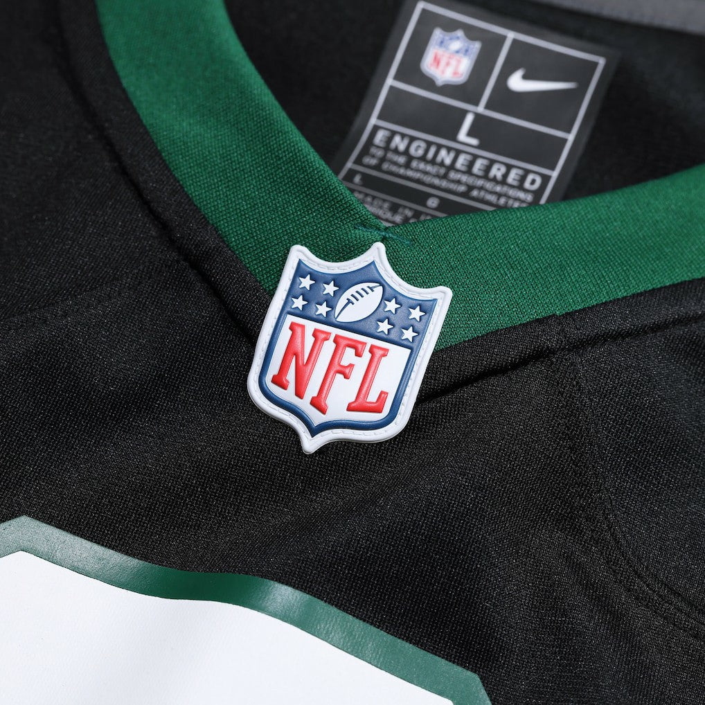 Justin Fields New York Jets Game Jersey - Stealth Black discount