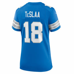 Isaac TeSlaa Detroit Lions Women's Game Player Jersey - Blue for sale
