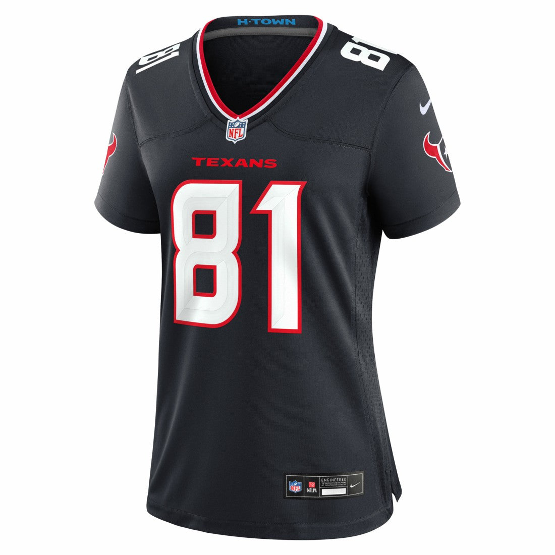 Jayden Higgins Houston Texans Women's Game Jersey - Navy online