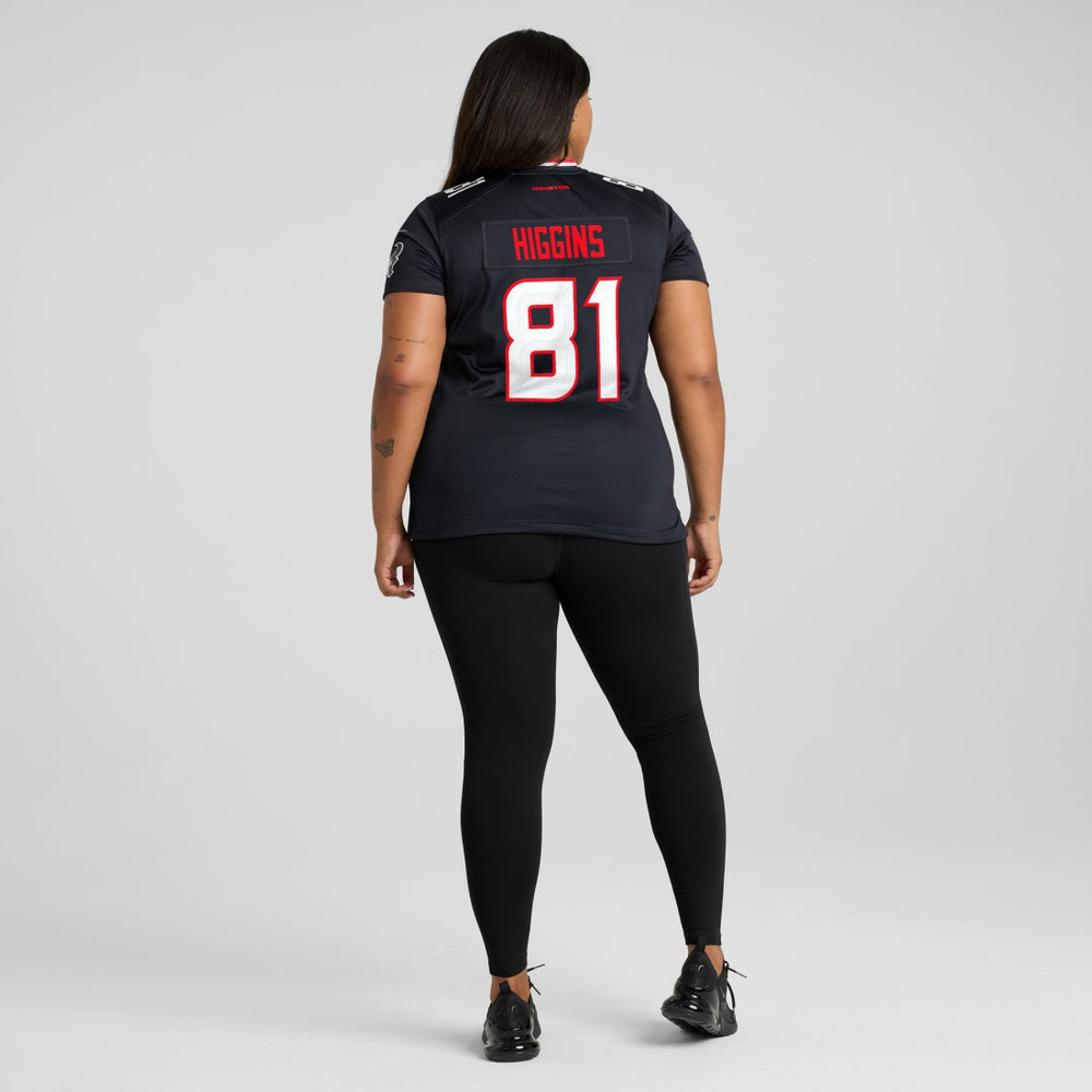 Jayden Higgins Houston Texans Women's Game Jersey - Navy online