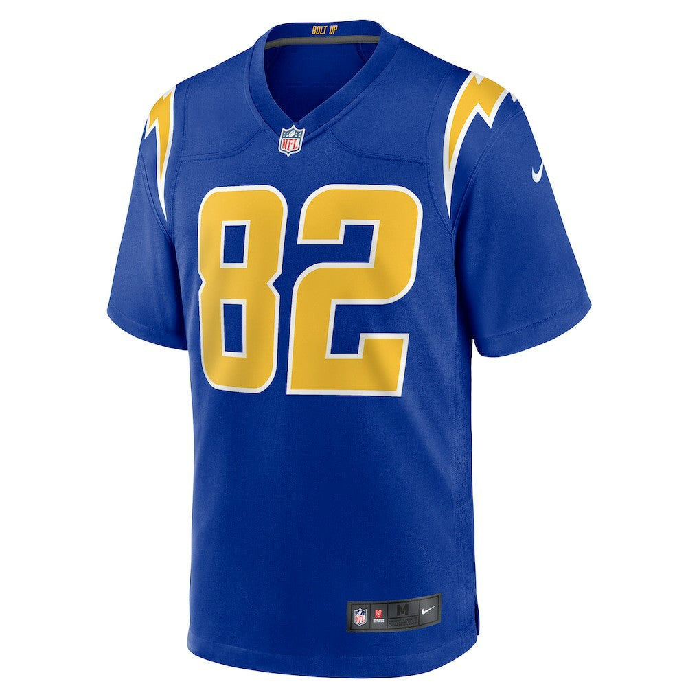 Brenden Rice Los Angeles Chargers 2nd Alternate Game Player Jersey - Royal sale