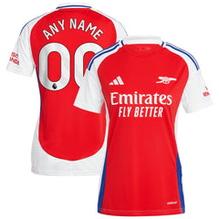 Arsenal Women's 2024/25 Home Replica Custom Jersey – Red on sale