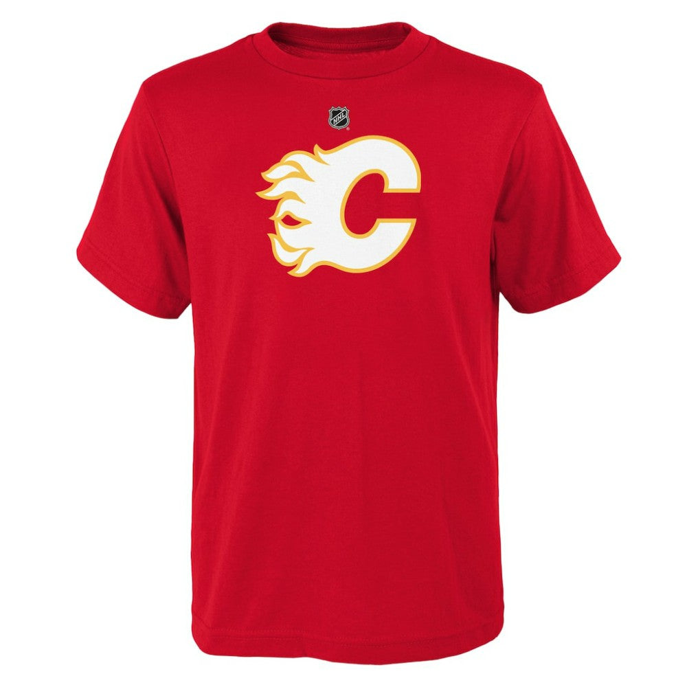 Calgary Flames Youth Primary Logo T-Shirt - Red T-shirts
