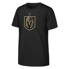 Vegas Golden Knights Youth Primary Logo T-Shirt - Black T-shirts