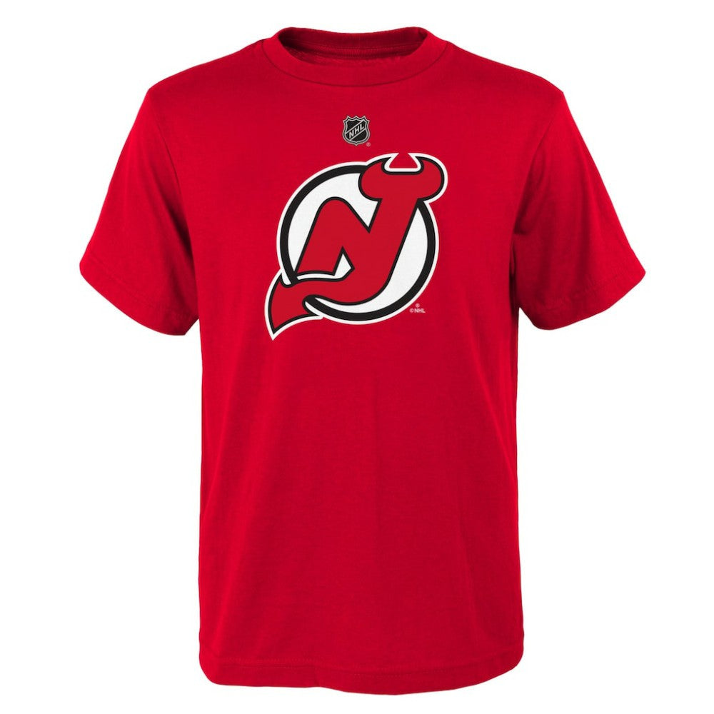 New Jersey Devils Youth Primary Logo T-Shirt - Red T-shirts