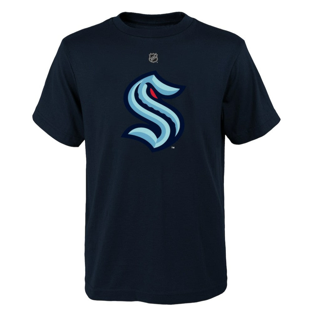 Seattle Kraken Youth Primary Logo T-Shirt - Deep Sea Blue T-shirts