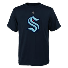 Seattle Kraken Youth Primary Logo T-Shirt - Deep Sea Blue T-shirts