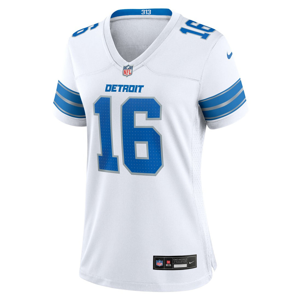 Jared Goff Detroit Lions Women's Game Jersey - White discount