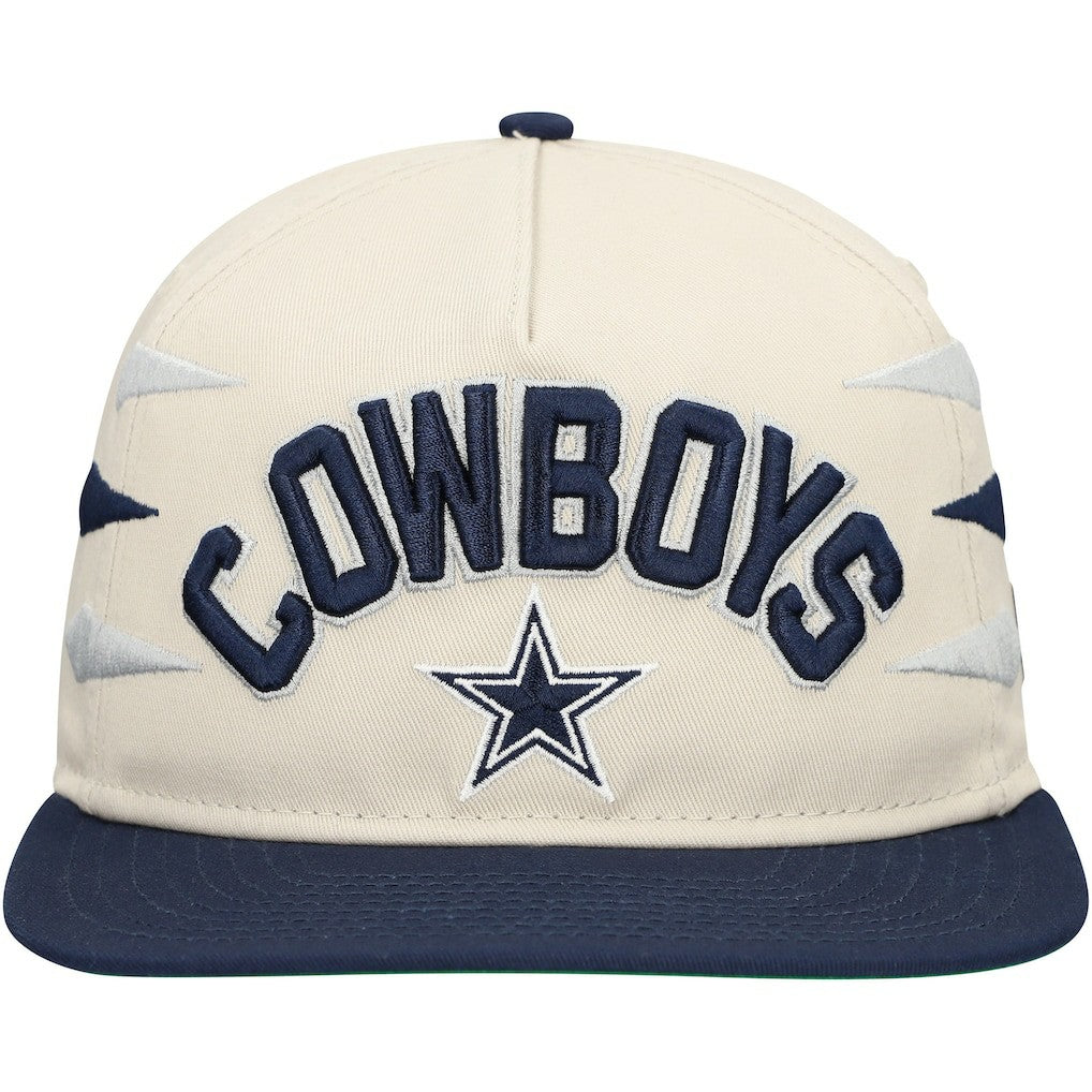 Dallas Cowboys New Era Athletic Golfer Adjustable Hat - Stone/Navy for sale