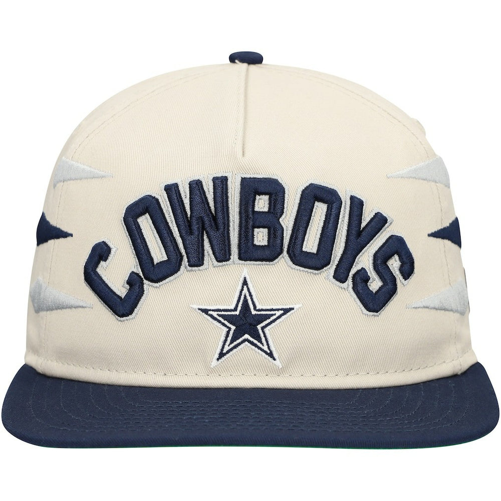 Dallas Cowboys New Era Athletic Golfer Adjustable Hat - Stone/Navy for sale