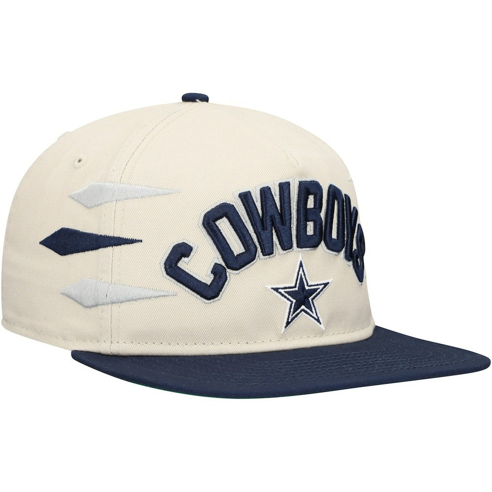 Dallas Cowboys New Era Athletic Golfer Adjustable Hat - Stone/Navy for sale