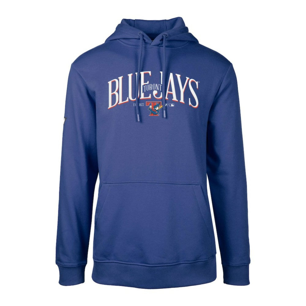 Toronto Blue Jays Levelwear Cooperstown Collection Podium Retro Spellout Pullover Hoodie Royal
