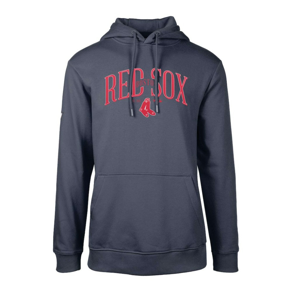 Boston Red Sox Levelwear Cooperstown Collection Podium Retro Spellout Pullover Hoodie Navy
