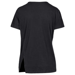 Pittsburgh Pirates Levelwear Women's Influx Cooperstown Core Logo T-Shirt Black