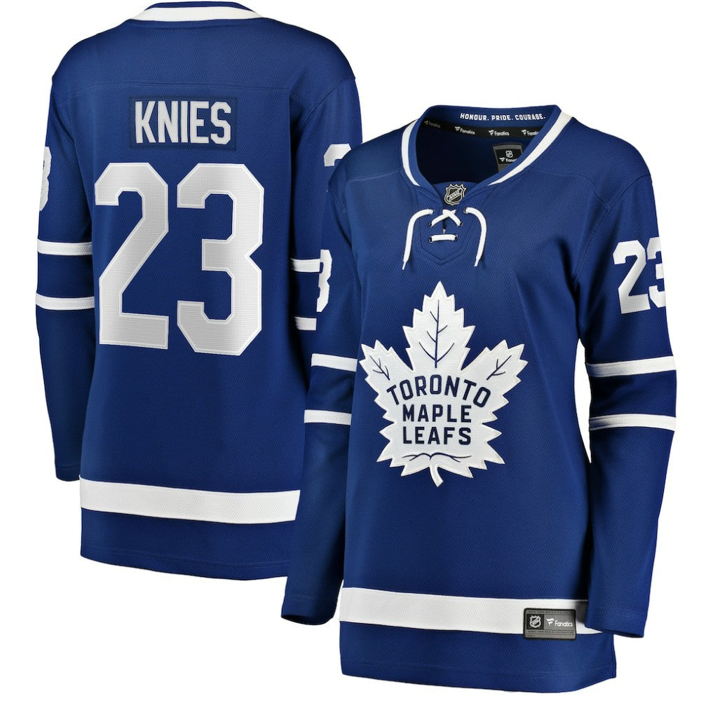 Matthew Knies Toronto Maple Leafs Fanatics Women's Home Breakaway Jersey - Blue Jerseys