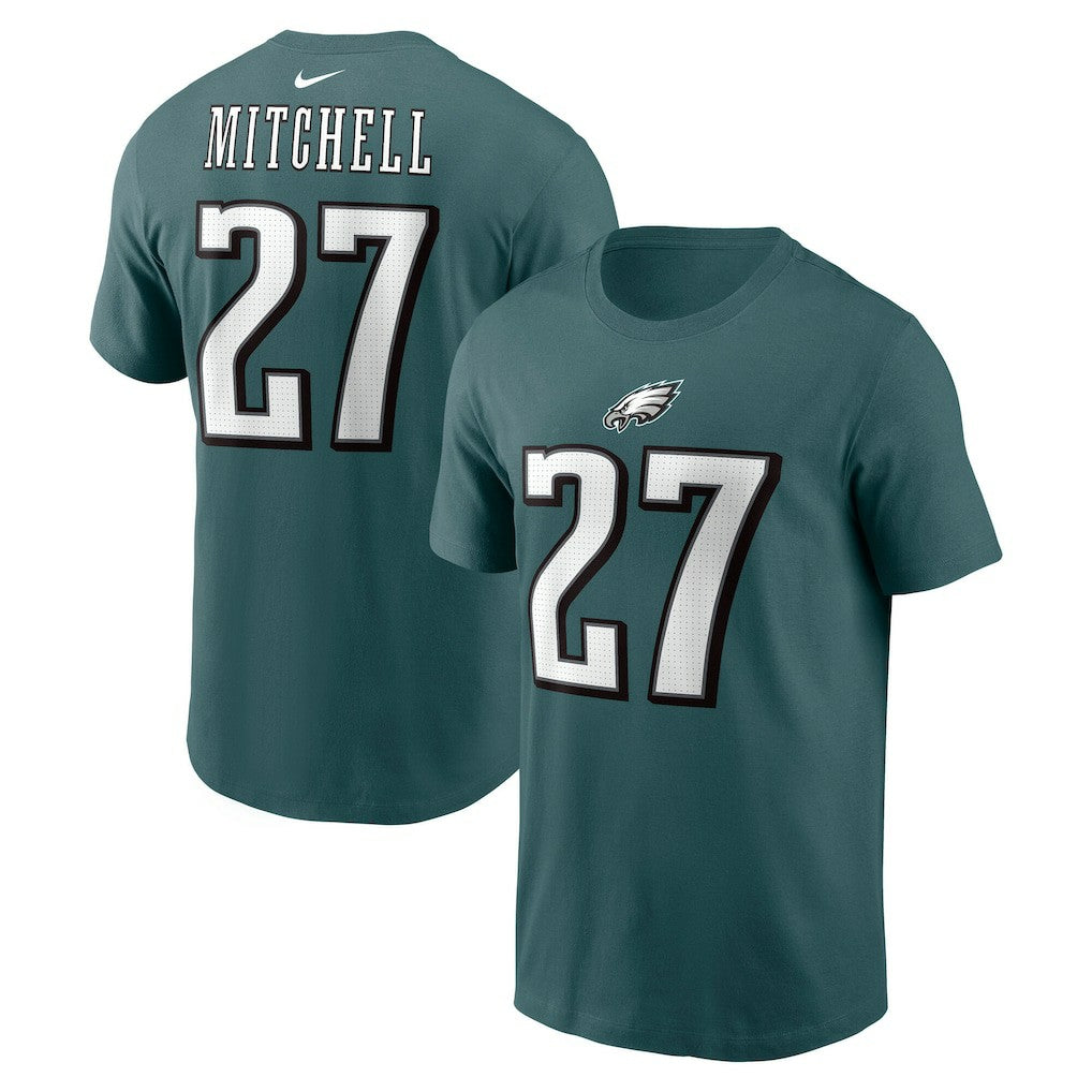 Quinyon Mitchell Philadelphia Eagles Name & Number T-Shirt - Green outlet