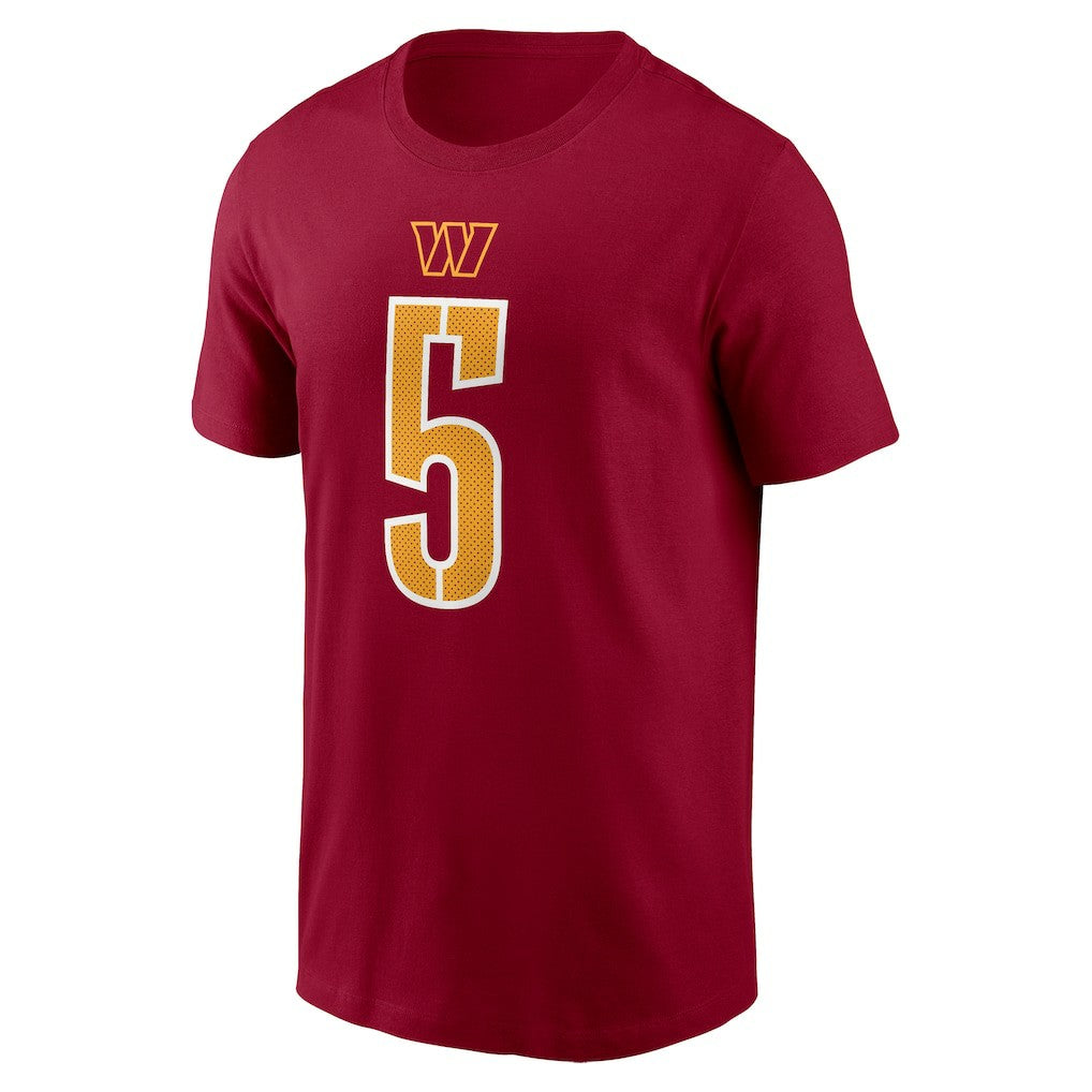 Jayden Daniels Washington Commanders Name & Number T-Shirt - Burgundy outlet