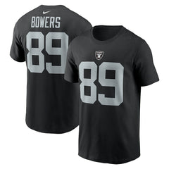 Brock Bowers Las Vegas Raiders Name & Number T-Shirt - Black on sale