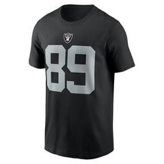 Brock Bowers Las Vegas Raiders Name & Number T-Shirt - Black on sale
