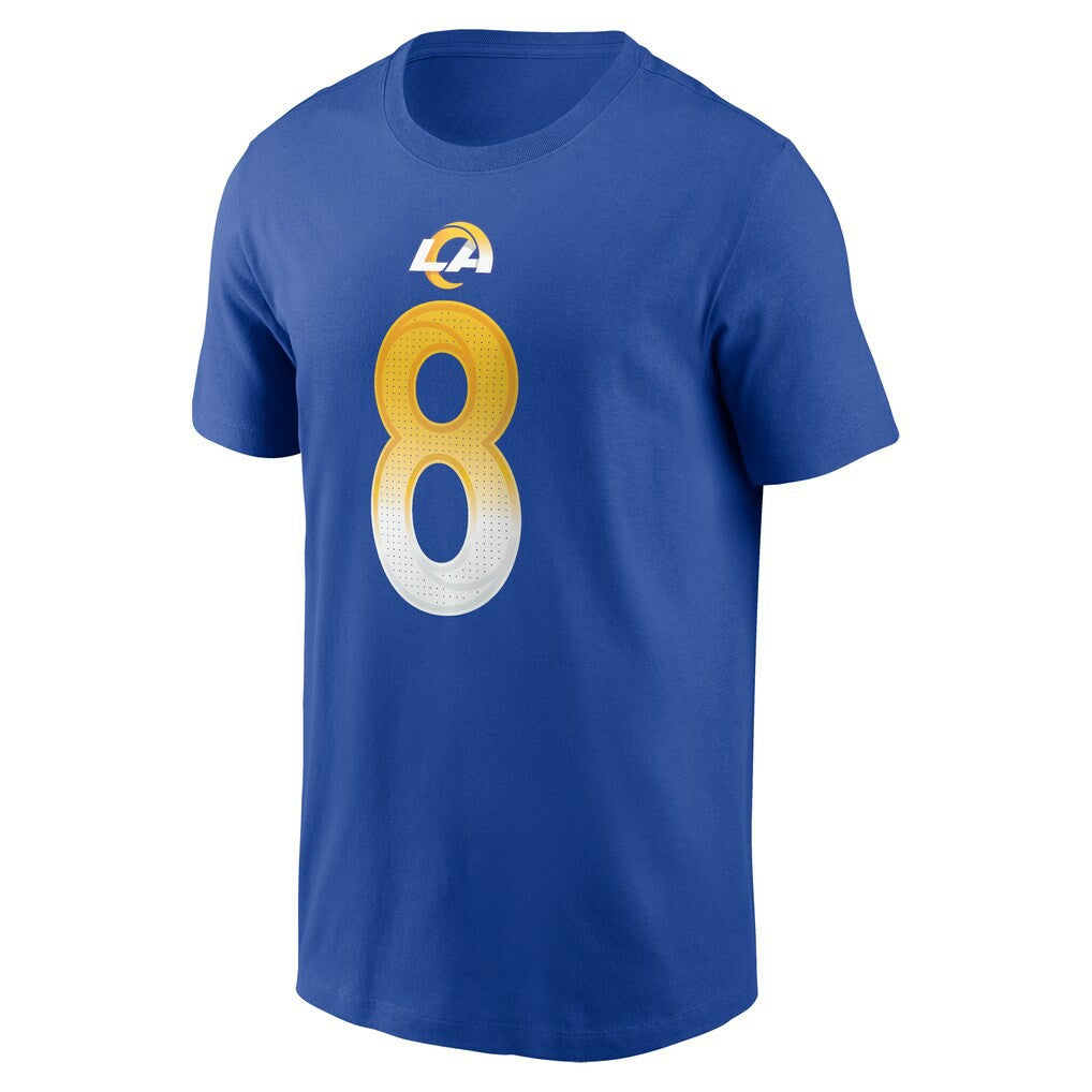 Jared Verse Los Angeles Rams Name & Number T-Shirt - Royal discount